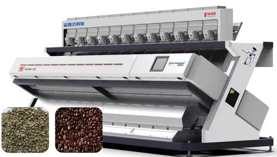 качество  768 Channels Coffee Bean Color Sorter Machine With Altera Processor / CCD Camera завод